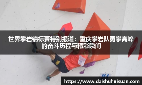 世界攀岩锦标赛特别报道：重庆攀岩队勇攀高峰的奋斗历程与精彩瞬间